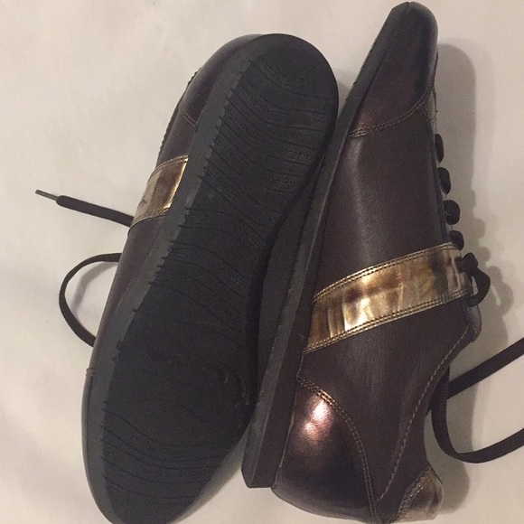 SANTONI CLUB Italian Leather Sneakers Size 35.5 - Picture 10 of 16